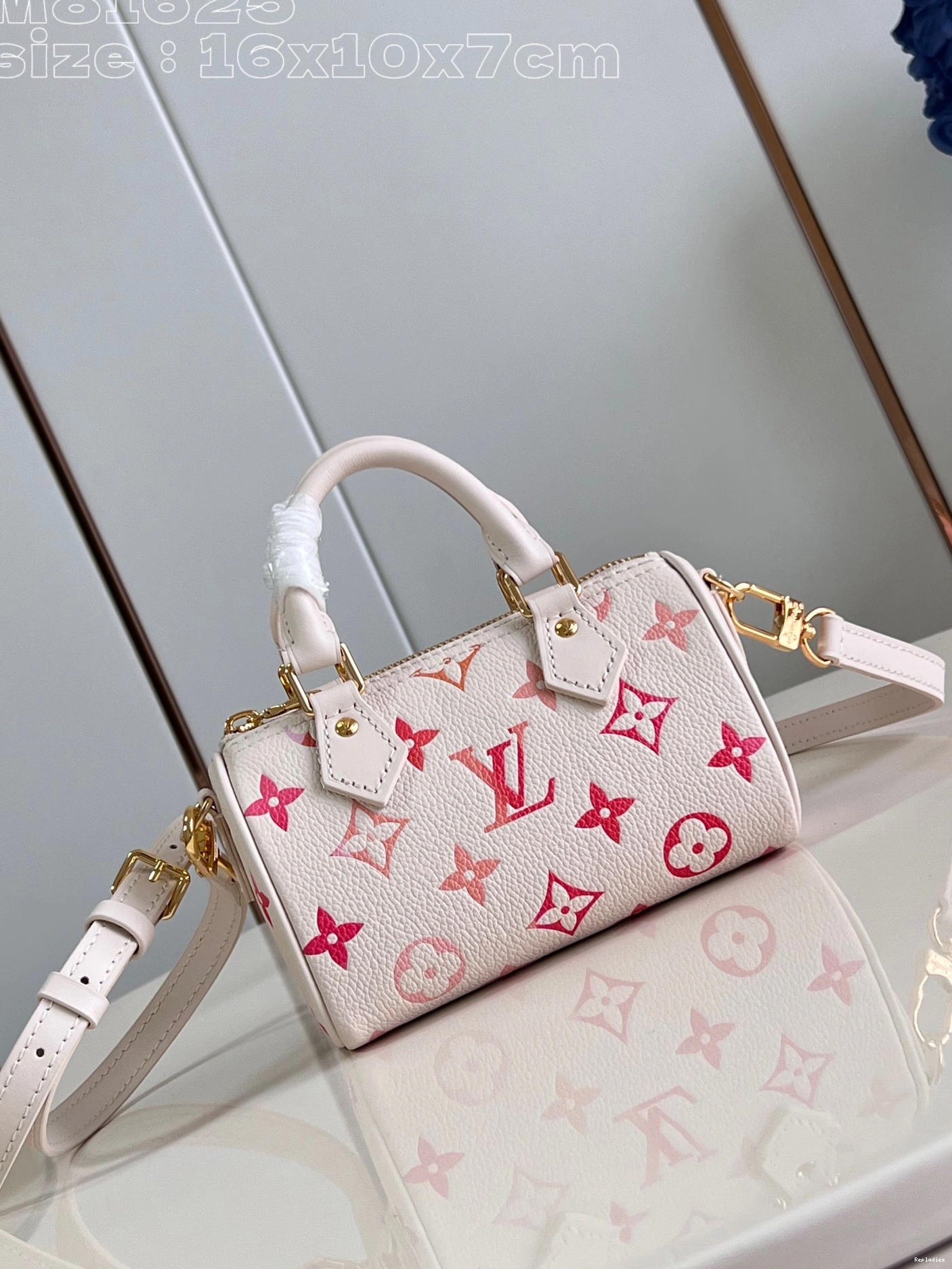 Cheap VUITTON LOUIS SPEEDY-16-10-7.5cm NANO 0819